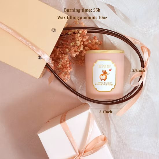 대형 럭셔리 브랜드 향수 에센셜 오일 100% 소이 왁스 유리병 SPA 캔들