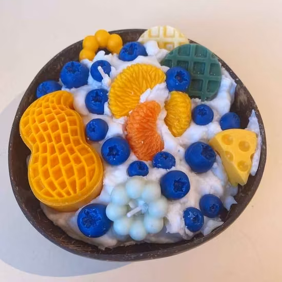 다채로운 특별 귀여운 생일 번호 캔들 왁스